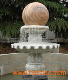 景觀石雕花盆與噴泉水景 融合藝術、風水與定制的工藝精品